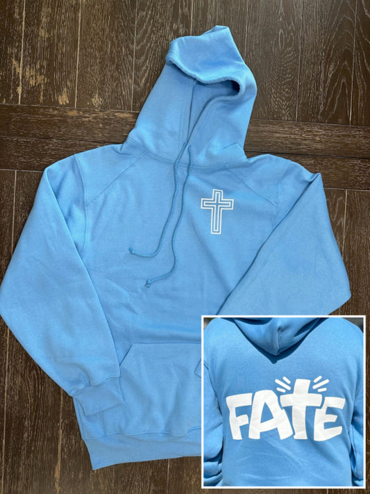 Adult Light Blue Hoodie