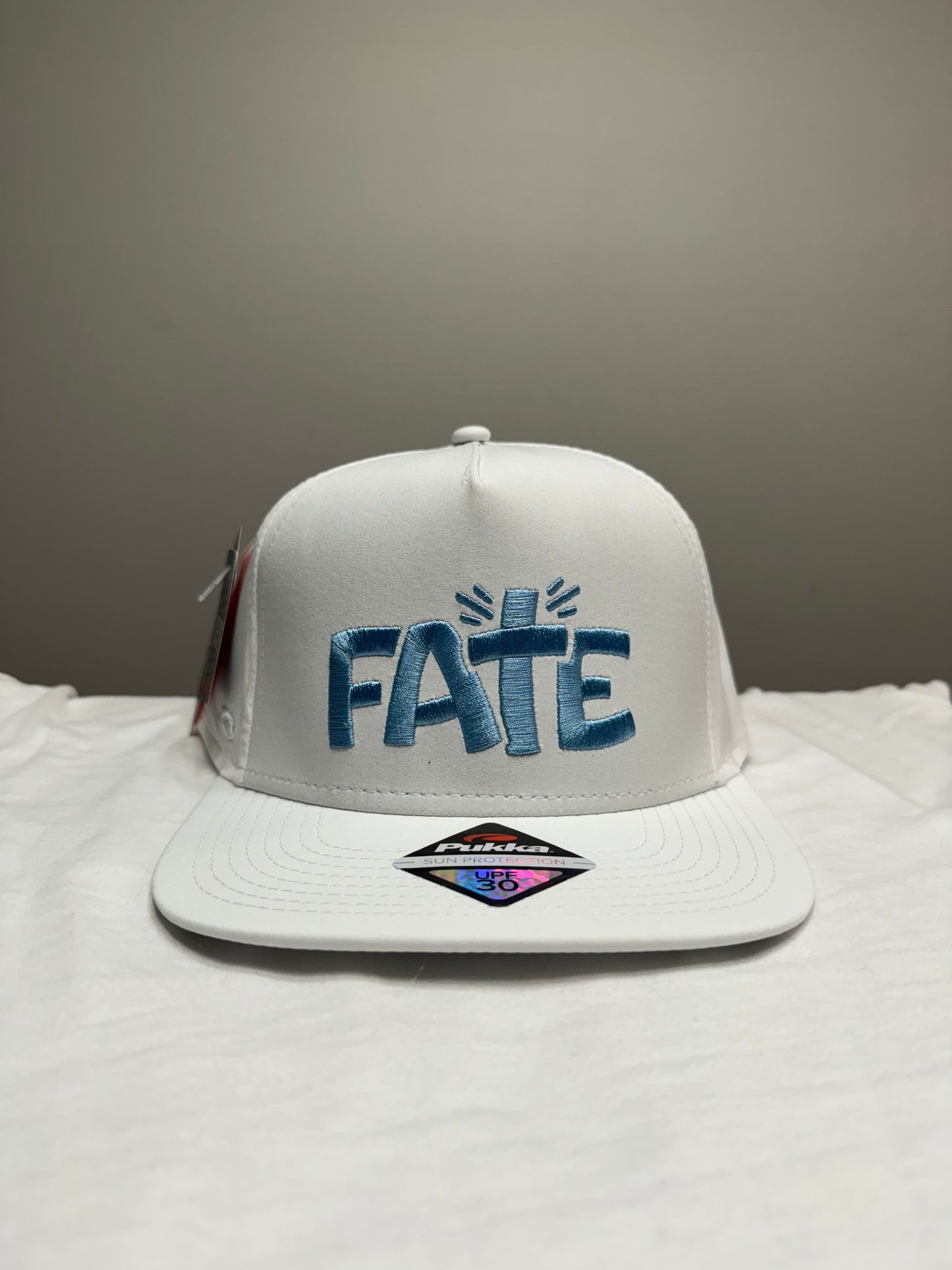 White & Blue Fate Hat