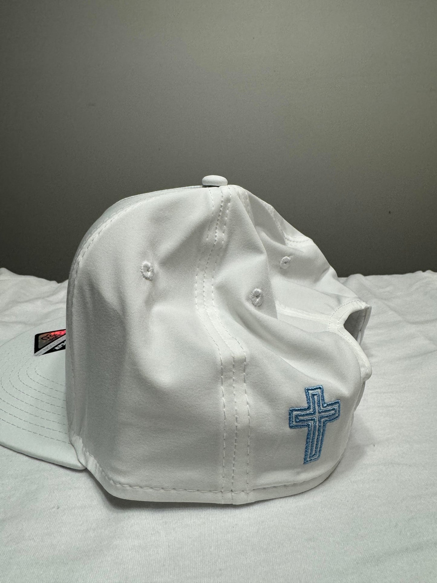 White & Blue Fate Hat